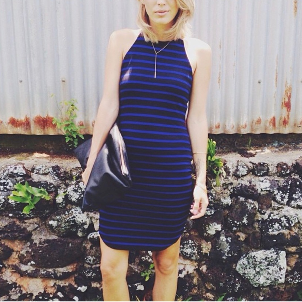 LNA - Striped Bodycon Dress